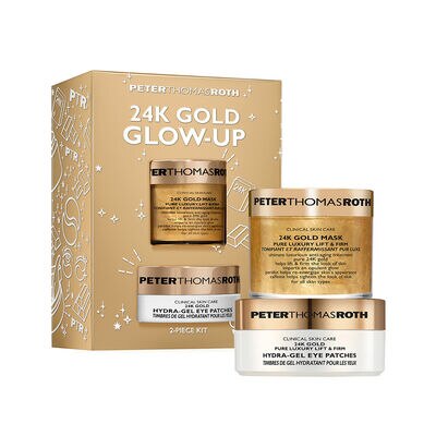 24K GOLD GLOW-UP 2-PIECE KIT (SET PARA CUIDADO DE LA PIEL)